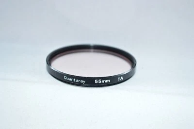 Quantaray 55 mm 1A Screw-In Filter Made in Japan (U-51) - Image 1 of 3