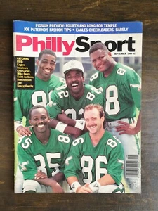 Philly Sport September 1989 Philadelphia Eagles Chris Carter Keith Jackson - Picture 1 of 2