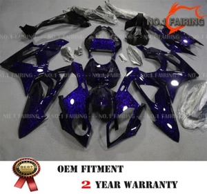 Kit de carenados ABS de fibra de carbono forjado púrpura carrocería capó para BMW S1000RR 2009-2014 - Imagen 1 de 5