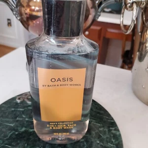 Oasis Bath & Body Works Men's 3-In-1 Hair Face & Body Wash 10 oz New Sealed - Picture 1 of 24