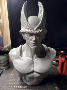 1/1 DragonBall Z Cell Bust Statue Sculpture 3d Printed Unpainted 16” Tall - Picture 1 of 4