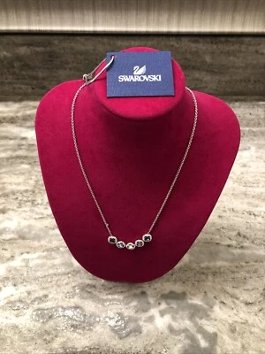 Mini collar de piedra de toque cristal Swarovski plata noche gris ¡Precioso!💎 Foto 1 de 4