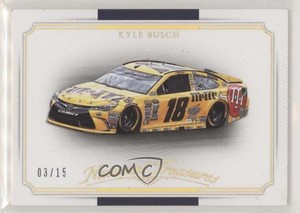 2016 Panini National Treasures Cars Century Gold /15 Kyle Busch #31