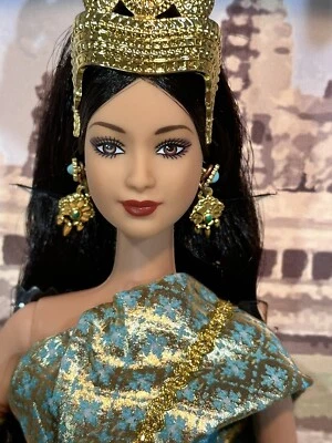 Barbie Princess Of Cambodia : Goddess Face DOTW Doll B3460 ~ New In Box 👑 - Image 1 of 4