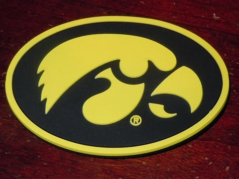 IOWA HAWKEYES Vintage NCAA Thick RUBBER BIG 10 TEN Frige MAGNET Standings Board Cover