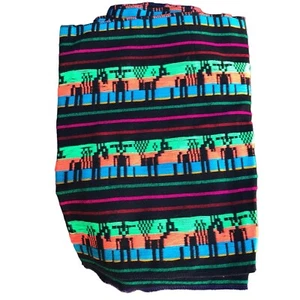 Multicolor Ethnic Tela Mexicana Light Weight Fabric Runner 14” X 76” - Picture 1 of 11