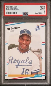 1988 Fleer Bo Jackson #260 PSA 9 - KC Royals HOF - Bild 1 von 2