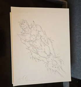 DC Comics Sun Boy Sketch Angel Medina Signed Original Comic Art Rare Marvel OOAK - Picture 1 of 3