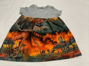 Toddler Girl’s Zombie Drive In Halloween Dress Size 24 Months Handmade Giftable - Picture 1 of 16