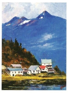 Postcard Jules Dahlager "Deer Mountain, Cordova" n.d. Anchorage Museum AK MINT - Picture 1 of 1