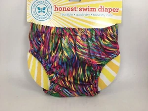 Honest Swim Diaper Reusable Medium 16-21 lbs Splash Girl Baby  - Picture 1 of 2