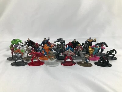 Jada Nano Metalfigs Marvel Comics Avengers Spiderman Mini Figures Set Of 25 - Image 1 of 4
