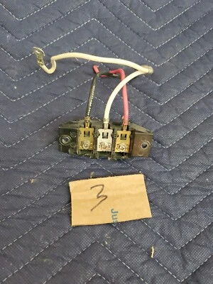 OEM Kenmore Dryer Terminal Block,  Black WP3397659,3397659, 527329, PS11741489. - Image 1 of 3