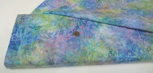 TONGA BATIK quilt-craft fabric AQUATIC SEA CORAL reef 2 yds (b-7855) Hand Dyed - Picture 1 of 1