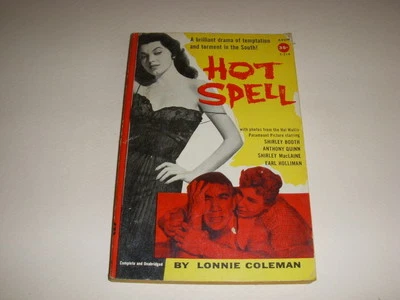 HOT SPELL by LONNIE COLEMAN, GGA, Avon T-214, 1958, Vintage Paperback! - Imagem 1 de 3