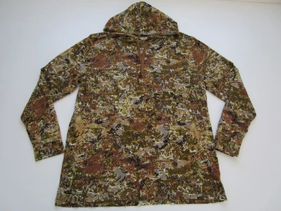 Mens XL Duck Camp Hoodie Shirt LS camo Frying Pan Anglers - Image 1 of 4