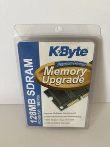 K-Byte 128MB,SDRAM 16x64 PC 100 168 pin - Picture 1 of 2