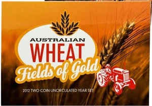 2012 Two Coin Uncirculated Set - Australian Wheat ( $1 & 20 cent coins) - Foto 1 di 5