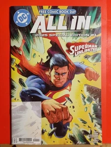 UNGESTEMPELT 2025 Free Comic Book Day FCBD DC Comics All In Promo Comic Book  - Bild 1 von 1