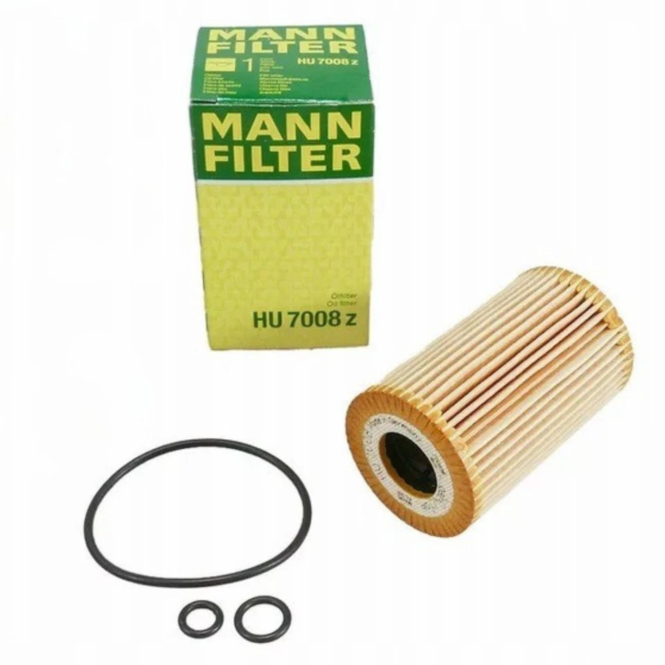 MANN-FILTER oil filter HU 7008 Z VW GOLF PASSAT AUDI A1 A3 1.6 2.0 SEAT IBIZA 4 - Bild 1 von 1