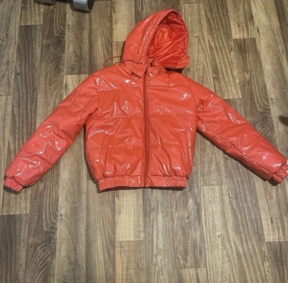 Trollz Men’s Puffer Jacket Red S 6ix9ine - Image 1 of 3