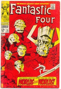 FANTASTIC FOUR #75 (1968)SEHR GUT-, 3,5! GALACTUS ERSCHEINT! KIRBY ART! - Bild 1 von 3