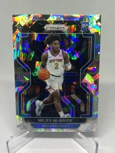 2021-22 Panini Prizm CRACKED ICE PRIZM Miles McBride Rookie New York - Foto 1 di 1
