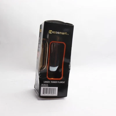 EcoSmart T14 Dimmable Cage Filament LED Vintage Edison Light Bulb Amber - Image 1 of 4