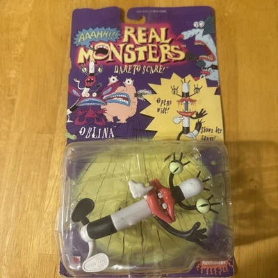 1995 Aaahh!!! Figura de acción Real Monsters Oblina Nickelodeon nueva/sellada de colección Foto 1 de 3