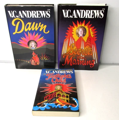 V C Andrews Books x 3 Lot Dawn Secrets Morning Twilights Child HC PB Mix Bundle - Image 1 of 4
