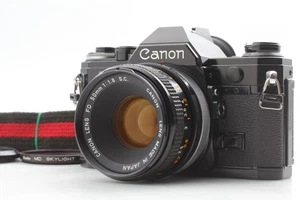 [Fast neuwertig] Canon AE-1 analoge Spiegelreflexkamera schwarz 35 mm FD 50 mm F1.8 S.C. aus Japan - Bild 1 von 16