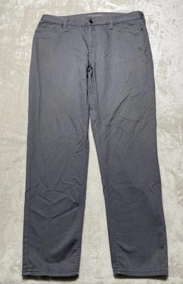 Pantalones de mezclilla Banana Republic para hombre 36x32 gris viajero elásticos atléticos cónicos trabajo Foto 1 de 4