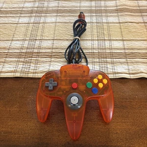 Nintendo 64 Controller N64 Fire Orange Clear OEM Original Selten 🔥 - Bild 1 von 6