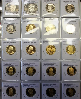 DOLLAR PROOF COLLECTION--IKES/SUSAN B ANTHONY'S/SACAJAWEAS/PRESIDENTIALS!!! - Image 1 of 4