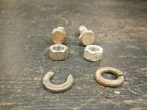 1982 KAWASAKI KDX80 KDX 80 REAR BRAKE STAY HARDWARE - Picture 1 of 3