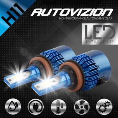 AUTOVIZION LED HID Headlight kit H11 6000K for 2009-2009 Dodge Ram 4000 - Image 1 of 4