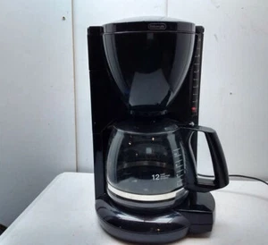 De'Longhi Coffee Maker Drip  Machine Glass Carafe Black - Picture 1 of 5