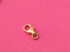 Solid 10k yellow gold Lobster claw Clasp spring ring clasp real gold