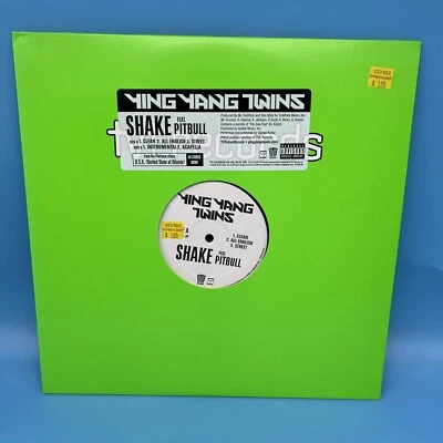 Ying Yang Twins Shake ft PitBull 12" Single Promo TVT Exc Foto 1 de 4
