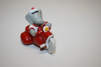 VTG 1990 Arby's Fast Food Kids Meal Toy Babar Elephant on Red Trike Brunhoff - Image 1 of 4