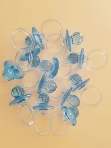 24 pcs Blue Large Fancy Pacifiers Baby Shower Game Favors Prizes Decorations - Picture 1 of 5