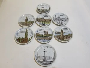 8 Ceramic Hamburg Germany Platters 4 Inch - Picture 1 of 6