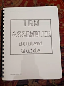 IBM Assembler Student Guide, very good condition, paperback - Zdjęcie 1 z 5
