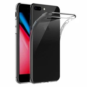 For APPLE IPHONE 7 PLUS / 8 PLUS SHOCKPROOF CLEAR CASE SOFT SILICONE SLIM COVER - Picture 1 of 11