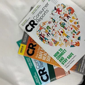 Lot (3) Consumer Reports Magazines – Covid Era Propaganda 2020-2021 - Imagen 1 de 17