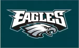 NFL Philadelphia Eagles 3 Fuß mal 5 Fuß einseitiges Banner Flagge/Grom ☆ US-Verkäufer ☆ - Bild 1 von 1