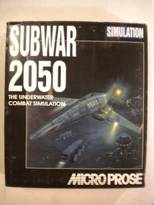 Subwar 2050: The Underwater Combat Simulation 3,5" IBM Disketten MicroProse - Bild 1 von 4