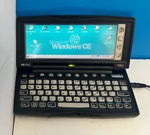 Vintage HP 620LX Touch Screen Mini PC Hitachi SH3 CPU / 16MB RAM / Windows CE ~ - Foto 1 di 14