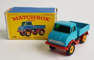 Rara Matchbox Series N. 49, Mercedes Unimog, - Condizioni Eccellenti - Foto 1 di 10