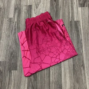 NIKE Dri-Fit Stretch Waist Pink Print Activewear Shorts Girl's Size XL - Picture 1 of 9